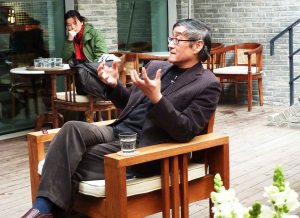 Pan Gongkai beim Interview. 15.März.2013