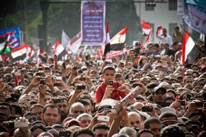 Auf dem Tahrir-Platz in Kairo 